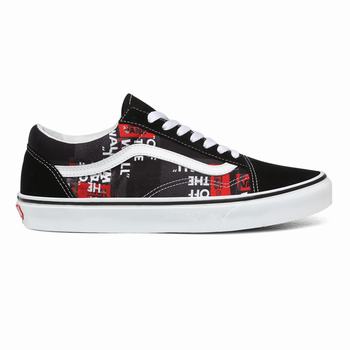 Férfi Vans Packing Tape Old Skool Tornacipő VA9158236 Fekete/Piros/Fehér